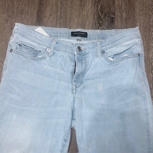 Banana Republic Skinny Fit Jeans Women's 29/8 Blue 5-Pocket Light Wash - Picture 2 of 6